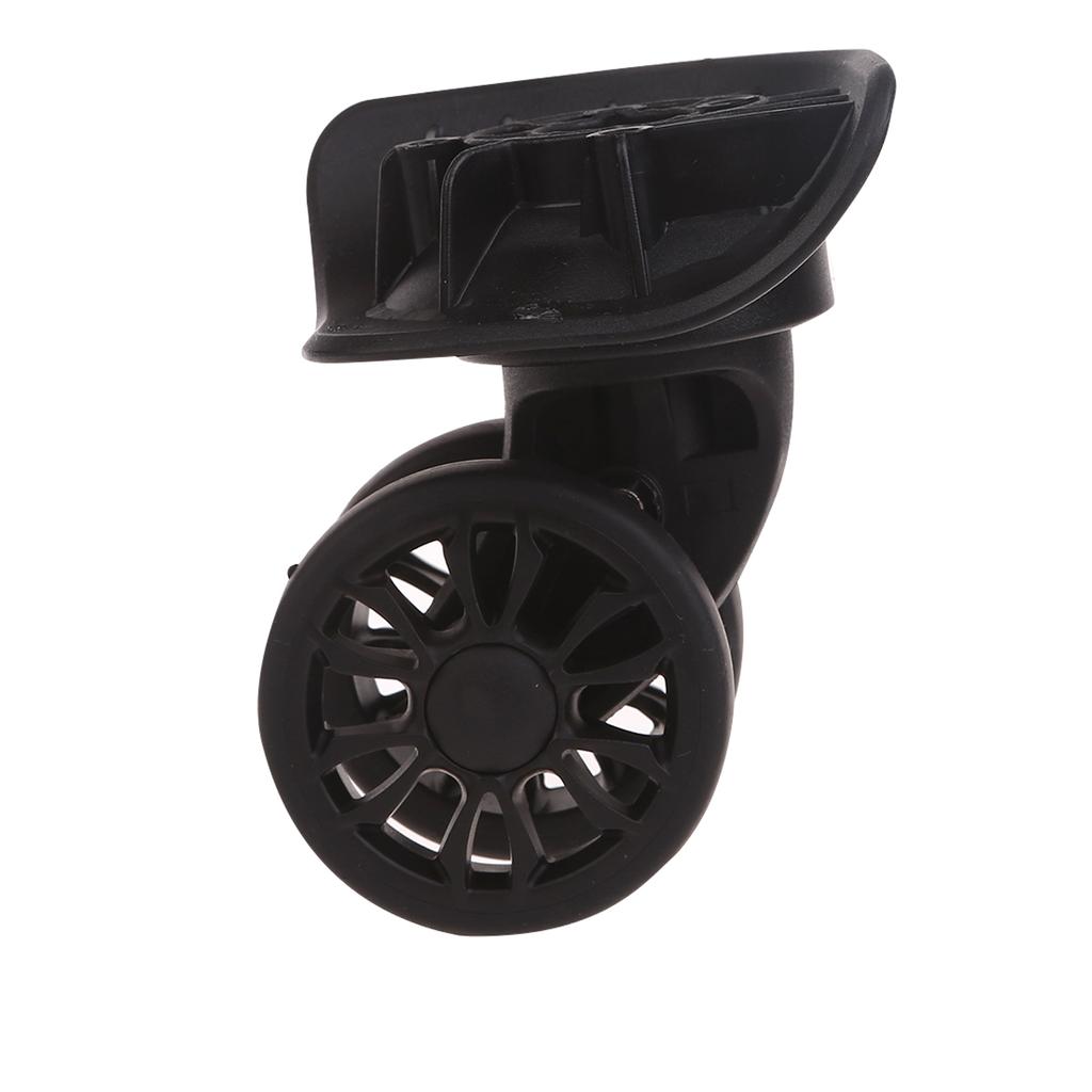A89 2Pcs Trolley Casters Replacement Heavy Duty for Luggage Box Suitcase 360 Degree Swivel kit Double Row Silent Wheel