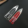 2pcs X Metal GTD GLI GTI Rline Side Fender Badge Emblem Sticker Decals for Golf Polo Jetta Passat Tiguan Scirocco