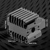 Hotend Replacement for Ender 3 V3 Plus 3D Printer High Flow High Speed 0.6MM Nozzle Ceramic Heater Hot End with Aluminium Heatsink