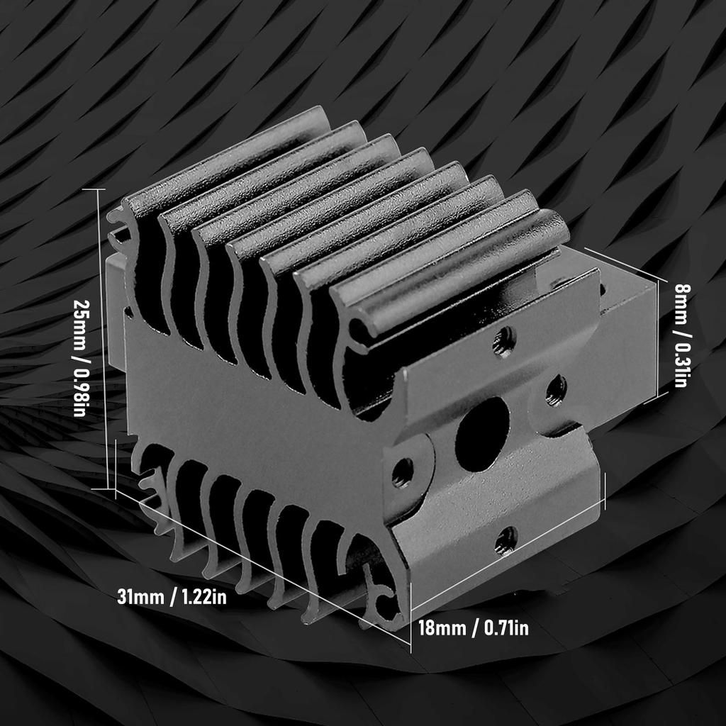 Hotend Replacement for Ender 3 V3 Plus 3D Printer High Flow High Speed 0.6MM Nozzle Ceramic Heater Hot End with Aluminium Heatsink