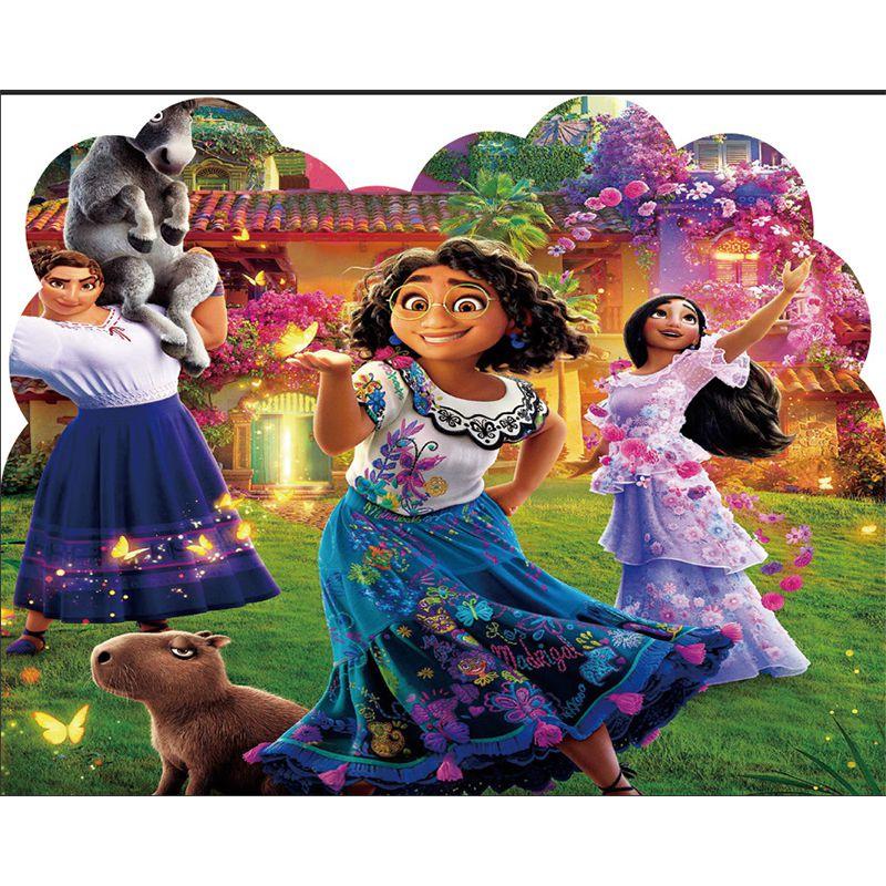 Vibrant Encanto Birthday Party Decorations Set With Backdrop Banner And Cupcake Toppers