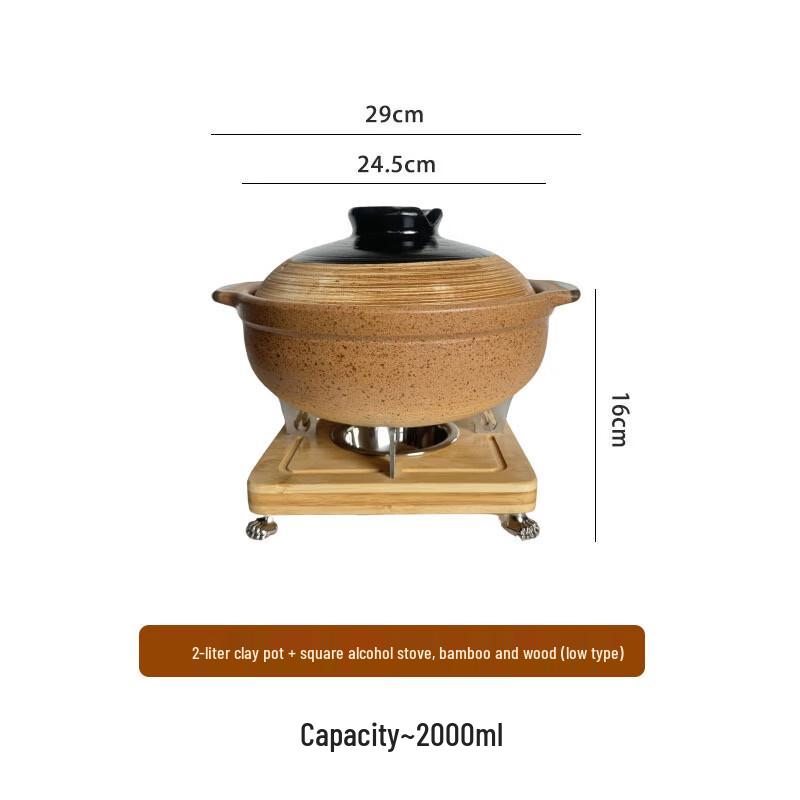 PuPan Traditional Ceramic Clay Pot