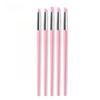 Durable Nail Art Silicone Pen Pink Rod Press Pen Dot Bead Embossed Powder Press Stick Nail Art Tools Rhinestone Tool 5PCS