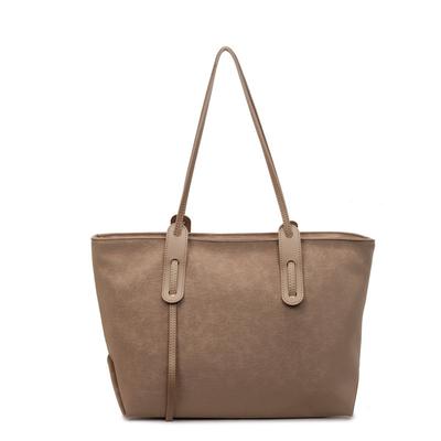 Modīga liela ietilpības retro pleca soma sieviešu rudens un ziemas jauna vienkārša pleca soma, darba soma, vēstuļu soma