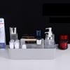 Plastic Stationery Finishing Box Multi-compartment Divided Baskets Desktop Storage Case  Makeup