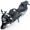 1/12 Závodní motocykly Simulace Slitina Model motocyklu s helmou Zvuk a světlo Sbírka Dětské hračky