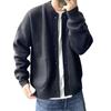 Yousheng Herren Strickwaren Rundhals Langarm Einreiher Einfarbige Strickjacke Strickmantel Locker Tägliche Kleidung Schulpullover Jacke