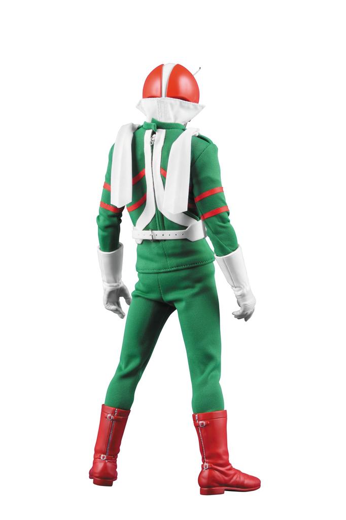 RAH Real Action Heroes DX Kamen Rider V3 Erneuerte Version Maßstab ABS Bemalte Bewegliche Figur 1/6 & ATBC-PVC