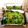 Monster University Bettbezug Kissenbezug Monster AG Bettwäscheset Erwachsener Junge Mädchen Schlafzimmer Dekoration Kindergeschenk