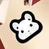 Small Fresh Black Technology Soft Diatom Mud Absorbent Mat Bathroom Non-slip Mat Bathroom Door Quick Dry Mat Bathroom