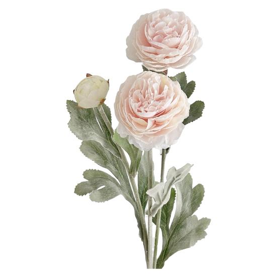 Faux Ranunculus Asiaticus Reusable Artificial Flower Fake Ranunculus Flower for Living Room Dining Table Centerpiece Farmhouse Decor