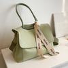 Fashionable Large Capacity Tote Bag With Top And Synthetic Leather Interior For Casual Outings