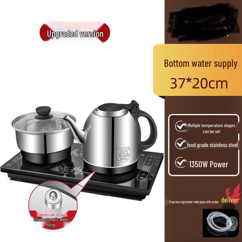 Automatic Tea Brewing Kettle with Built-in Induction Cooker