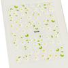 3D Romantic Daisy Plaid Nail Art Stickers: Cute Spring Embossed Decals