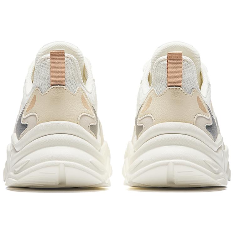 New Anta Life Collection Cushioned Slip-Resistant Low-Top Casual Shoes Women's Ecru 922438813-1