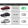 For Tesla Model 3 Highland 2024 Car Door Side Storage Box Front Rear Side TPE Door Storage Organizer Tray Interior Accessories