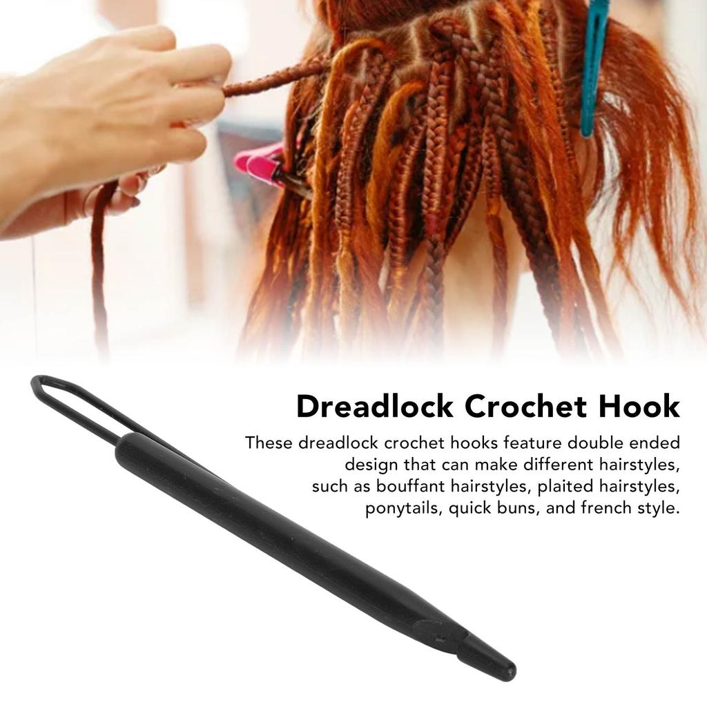 Dreadlock Interlocking Tool  Plastic Light Weight Anti Slip Comfortable Handle Dreadlock Crochet Hook for DIY