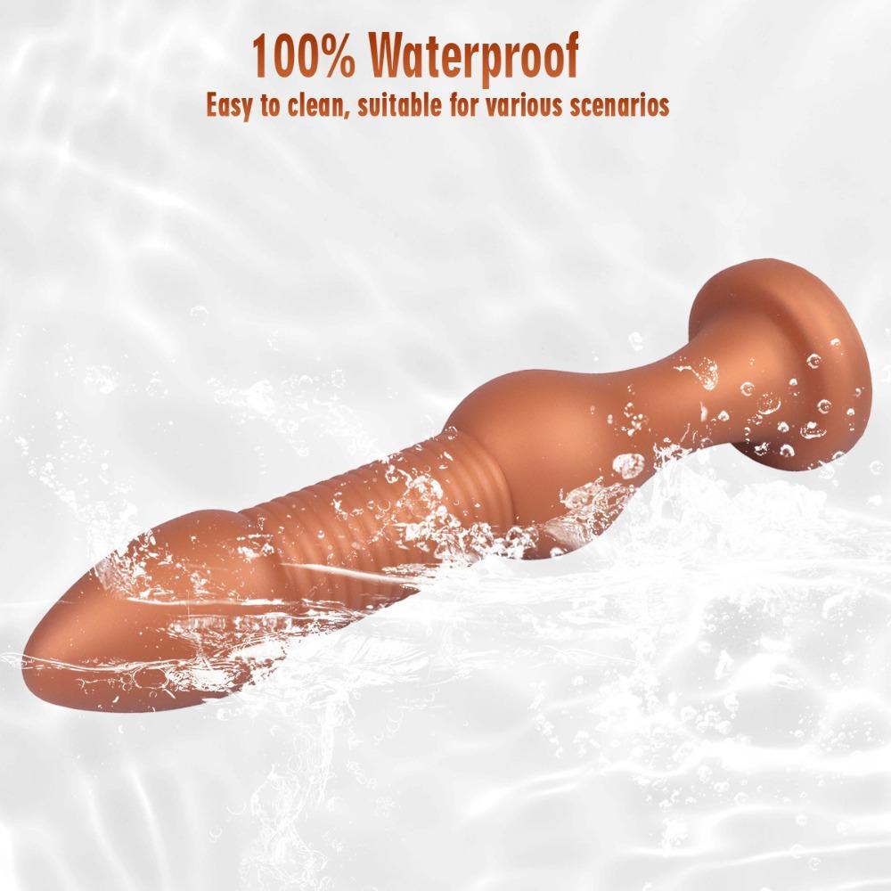 Extra Long Threaded Anal Beads Plug - Wearable for Outdoors, Couple Interactive Intimate Sex Toy