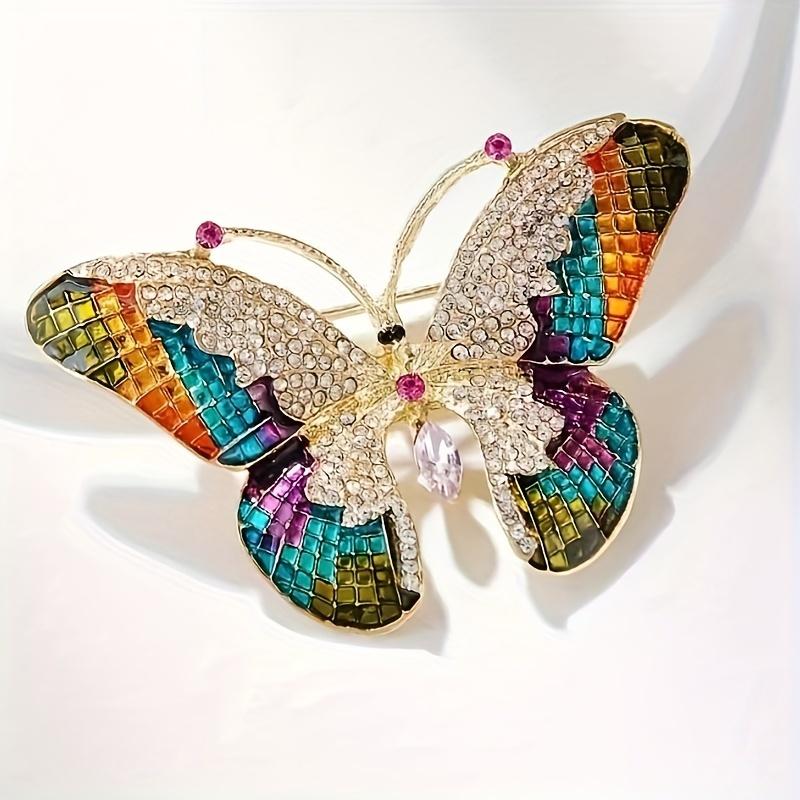 Elegant Butterfly Brooch- Luxurious Pin for Women, Perfect for Daily Wear & Parties