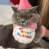1pc Polyester Pet Scarf Pink/Blue Party Dress-up Suitable For Cats, Dogs, And Other Cute Pets All-season Accessories YMY