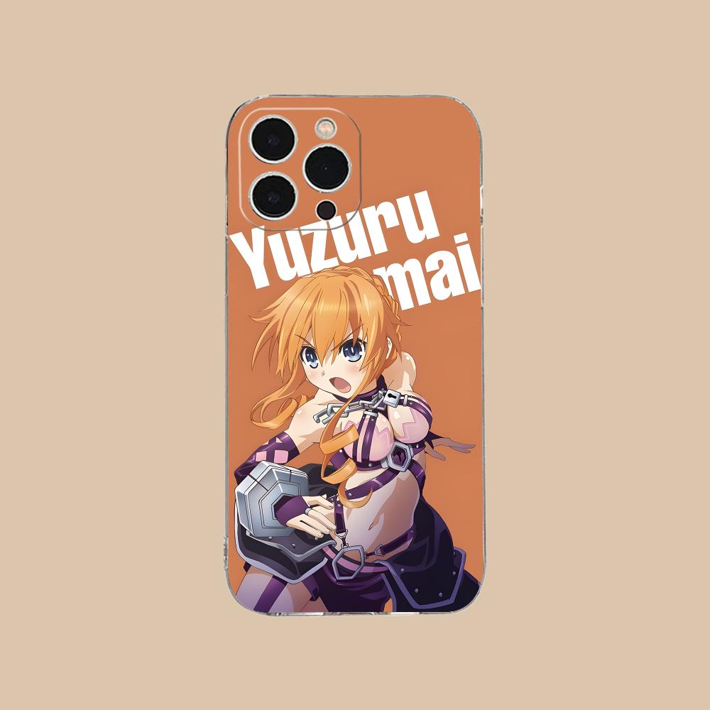 Date a Live Yamai Kaguya Clear TPU Mobile Case for iPhone 17 16 15 14 13 12 11 X XR XS Air Pro Max Plus Mini Colorful Cover