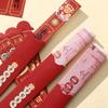 12pcs/box Cartoon Lottery Red Envelopes Zodiac Snake Fortune Hongbao  Wedding Party