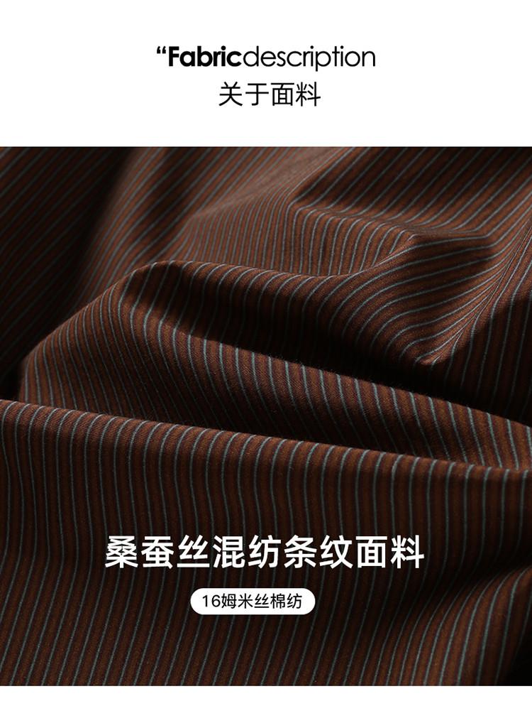 Minimalist printed round neck short sleeved dress for 2026 summer fashion, versatile and slimming, mid length lace up skirt
