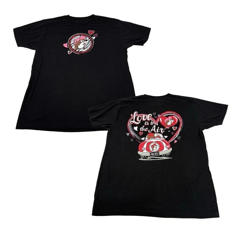 Buc-ee s Bucees Love is in the Air Valentine s T-Shirt 2XL