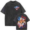 Cody Rhodes The American Nightmare Grafik T-Shirt Unisex Damen Mode s Vintage Gewaschene T-Shirts Lässig Baumwolle Übergroßes T-Shirt