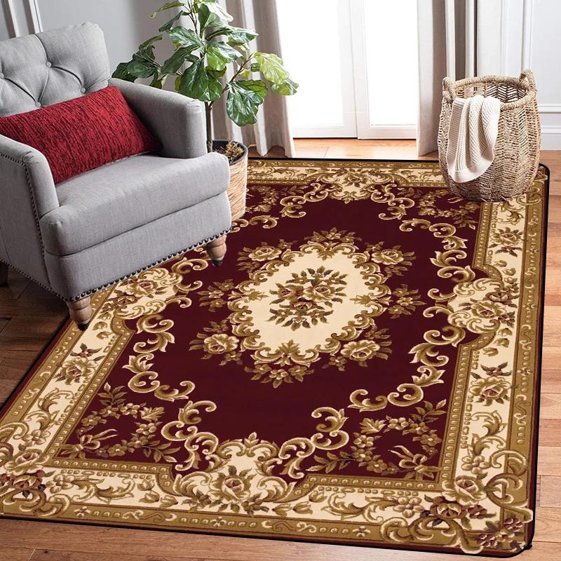 Large Size Large Carpet Raditional Oriental Vintage Area Rug Nordic Floor Mats European Door Area Old Printed Carpet Modern