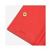 Daks Red Check Pattern Dd Logo 3 Fold Wallet Dcwa5e408r2