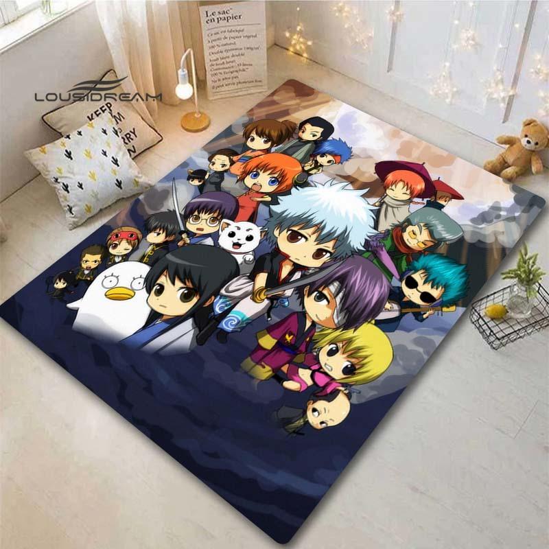 Alfombra para sala de estar GINTAMA, decoración del hogar, alfombras de juego, decoración de dormitorio, alfombras para sala de juegos infantiles, alfombras para mesa de comedor