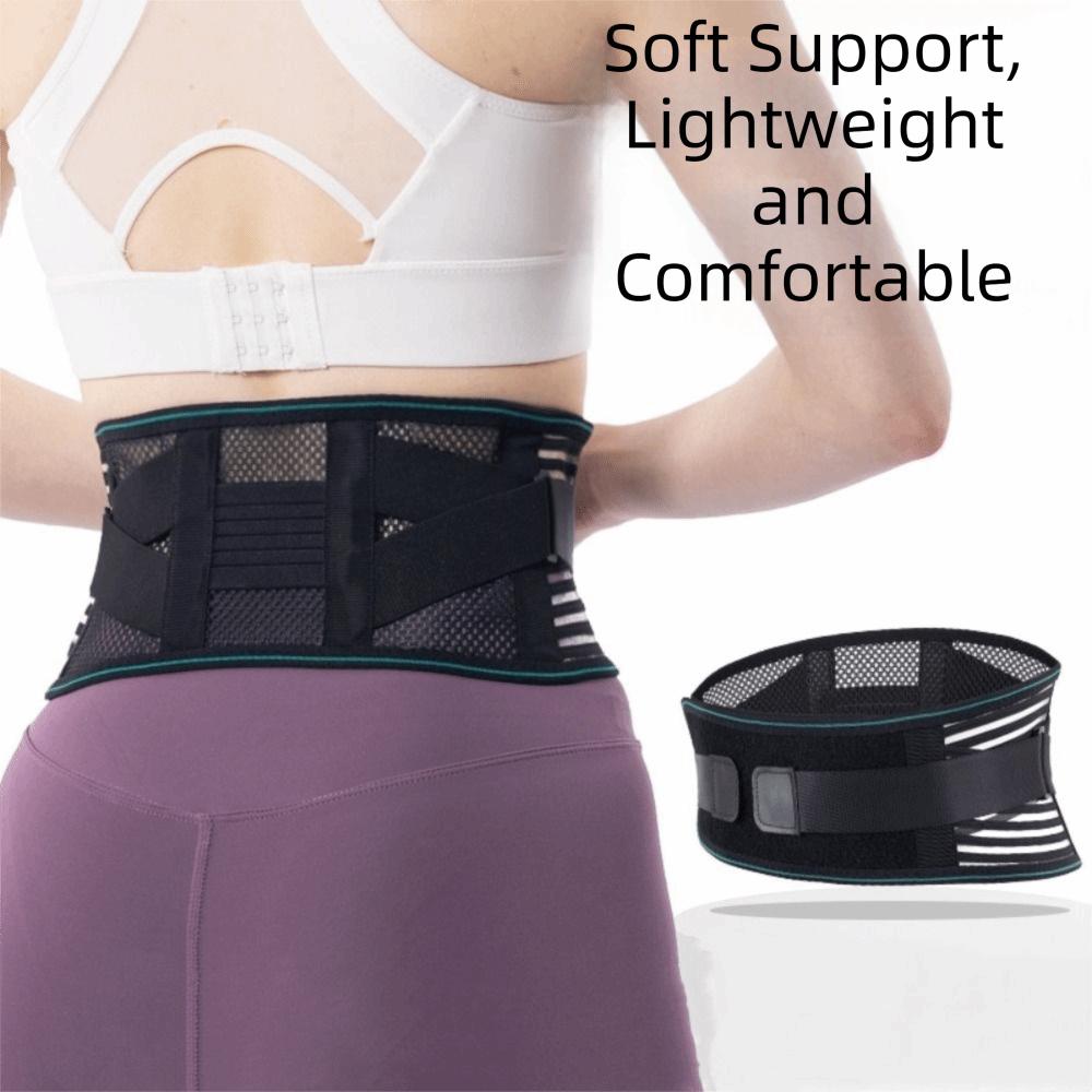 4 Steel Stays Lumbar Support Belt Compression Fitness Waist Protector Lower Back Brace Sciatica