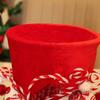 Weihnachtsfeier Grüner Faltbarer Hut Festliches Accessoire Fröhliche Dekoration Vielseitige Verwendung Niedliche Schleife Bänder