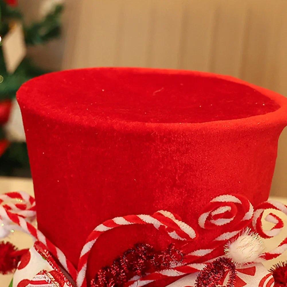 Weihnachtsfeier Grüner Faltbarer Hut Festliches Accessoire Fröhliche Dekoration Vielseitige Verwendung Niedliche Schleife Bänder