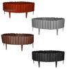 Decorative Garden Fence Edging Border, 5.91Ft 7.87Ft 11.81Ft Plastic Flexible Lawn Wood Retro Look, No Dig Panels for Flower Beds Lawns Bed