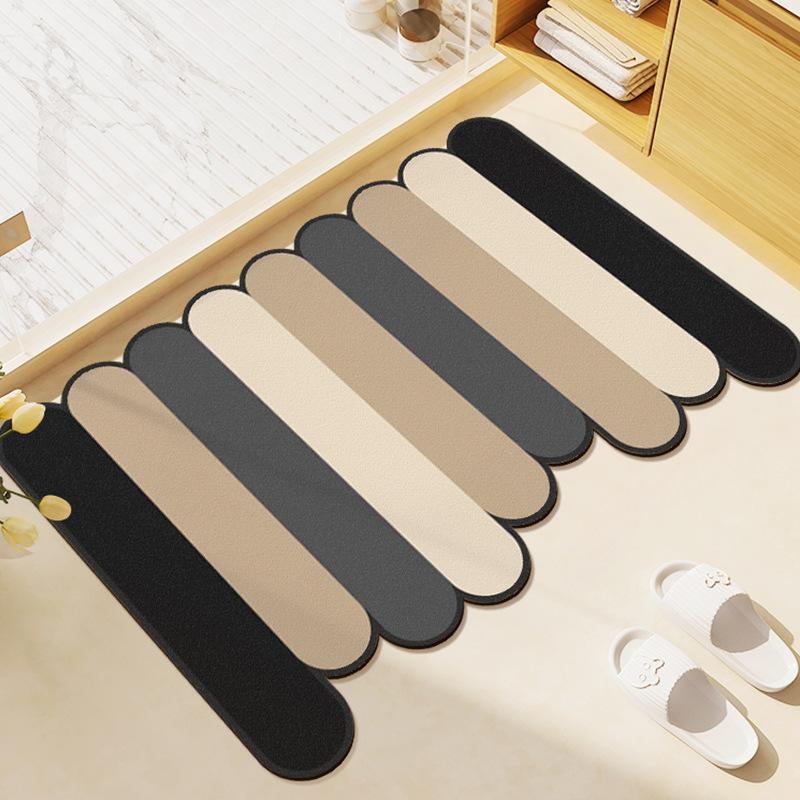 Quick-Dry, Non-Slip Absorbent Bathroom Mat - Customizable & Easy to Clean.