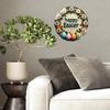 30cm Round Glass Wall Clock as a Focal Point in Any Room Setting