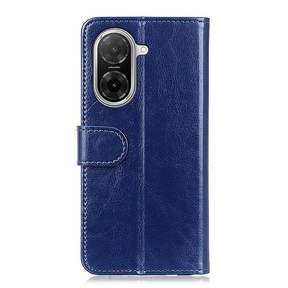 Pro Xiaomi Redmi A5 NFC (EU) (173.45mm) Pouzdro Textura Crazy Horse PU Kůže Stojánek na Telefon Kryt