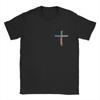 Men T-Shirts Stand For The Flag I Kneel For The Cross Novelty Cotton Tee Shirt Short Sleeve T Shirt O Neck Clothing Plus Size