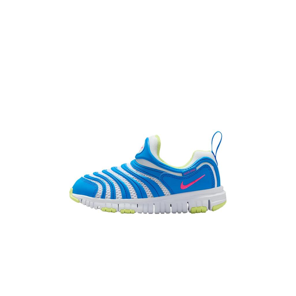 Nike Dynamo Free Fabric Sports Fashion Comfortable Fit Shock Absorption Breathable Low Top Casual Shoes Kids sneaker Blue IH0645-161