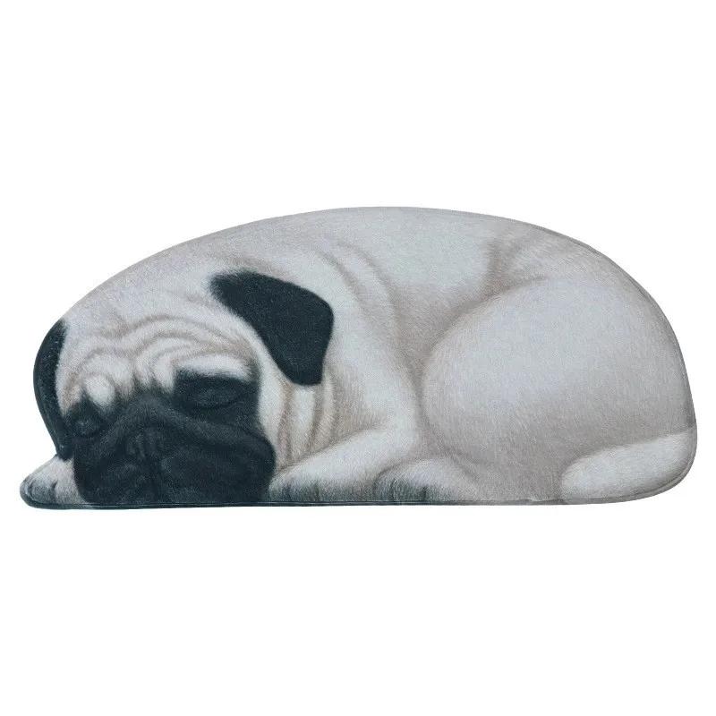 Floor Mats, Non-slip Mats, Entrance Door Bathroom Absorbent Toilet 3D Puppy Animal Bedroom Bedside Blanket Living Room