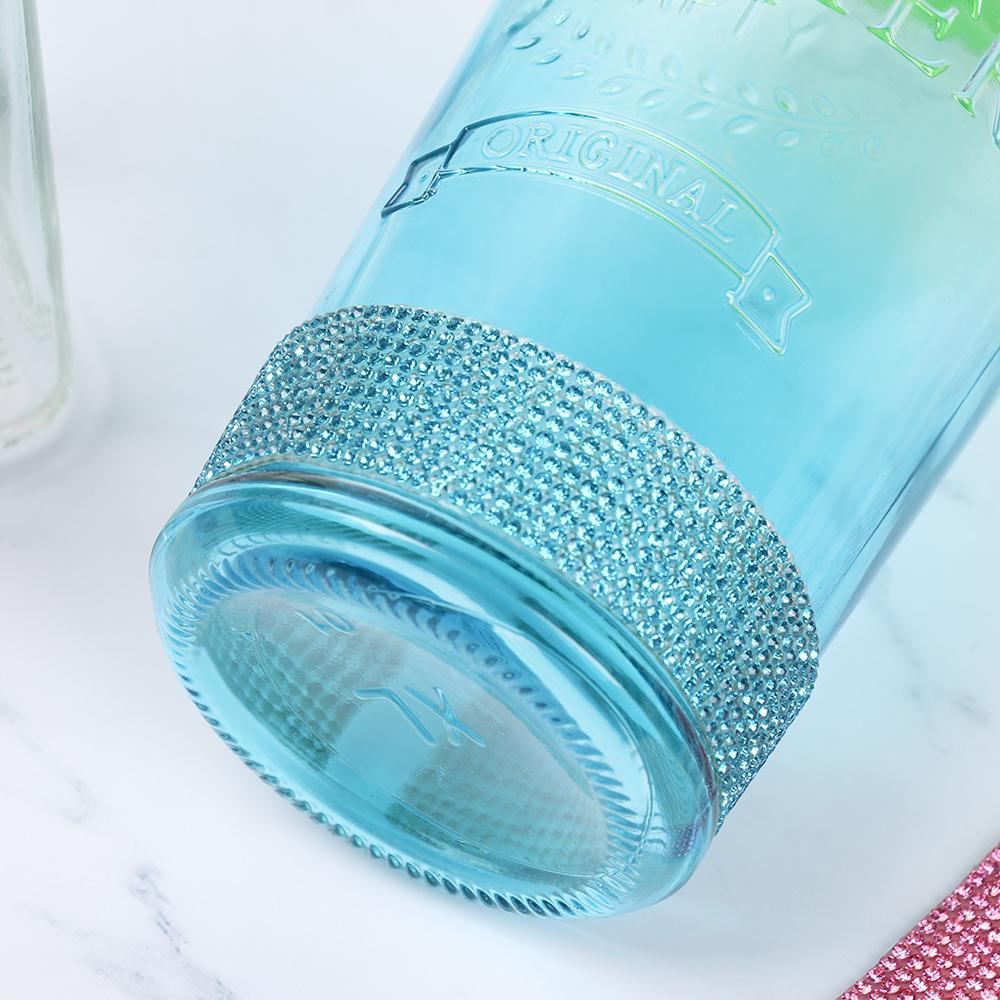 Gifts Decoration Party Glitter Trim Applique Bling Paster Crystal Sticker Rhinestone Sheet