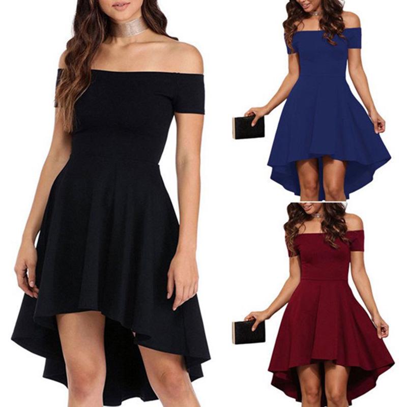 Low Party Evening Cocktail Short Dress 