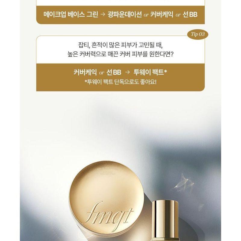The Face Shop Fmgt Gold Collagen Ampoule Cover Cake - 2 Colors