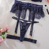 Women's Sexy Lingerie Set Hollow Out See-Through Allure Lingerie Set Push-Up Shaping Bra & Panty Set