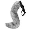 Simulation Fox Tail Handmade Plush Fox Tail Adjustable Animal Tail Accessories