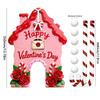 Candy Cane Sticks Gingerbread Golf Set Equipped With Club Portable Design Golf Game Set Festive Atmosphere Decor
