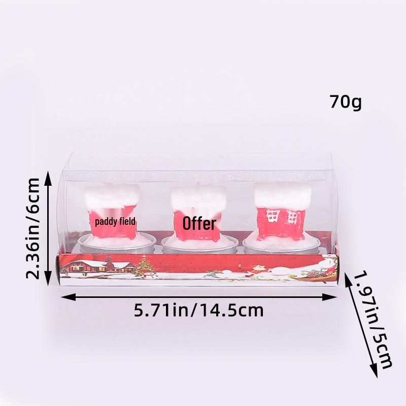 

Рождественская свеча ручной росписи: Украшение для подарка на День святого Валентина или для предложения