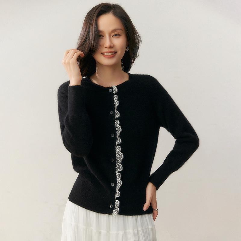 Qinghe 100% Pure Cashmere Women's Sweater - Ultra Soft Luxury Winter Pullover